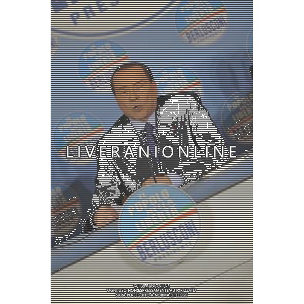 Conferenza stampa nella sede del PDL di Via dell\'Umilta\' a Roma 01/02/2013 nella foto Silvio Berlusconi ©Corradetti/AGENZIA ALDO LIVERANI SAS