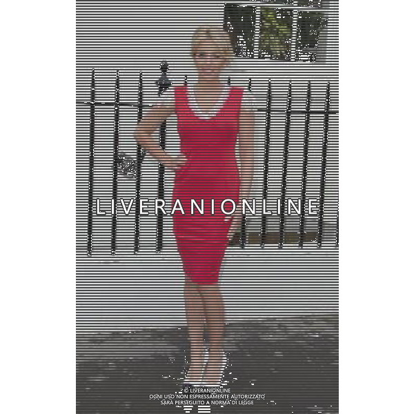 Lydia Rose Bright leaving after previewing her eponymous SS13 Womenswear collection to UK fashion media at a private presentation at House Of St Barnabas in London. 31st January 2013. Lydia Rose Bright SS13 Collection Launch, available from late February at retailers including Lipstick Boutique and ASOS .