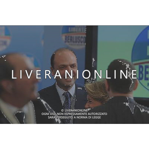 MILANO 3/2/2013 FIERAMILANOCITY CONFERENZA STAMPA DI SILVIO BERLUSCONI NELLA FOTO ANGELINO ALFANO FOTO ROMANO/AG ALDO LIVERANI