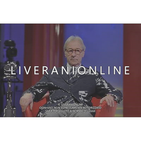 Vittorio Feltri ospite della trasmissione televisiva L\'aria che tira a La7 - Roma 04 febbraio 2013 ©Corradetti/AGENZIA ALDO LIVERANI SAS