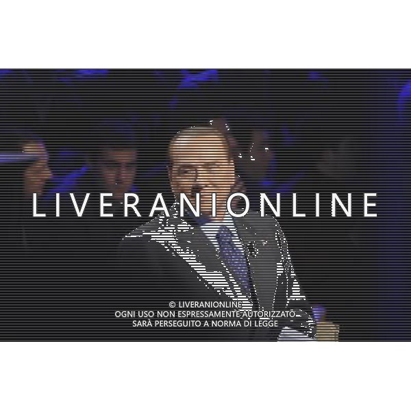 Silvio Berlusconi ospite della trasmissione televisiva Ballaro\' - Roma 05 febbraio 2013 ©Corradetti/AGENZIA ALDO LIVERANI SAS