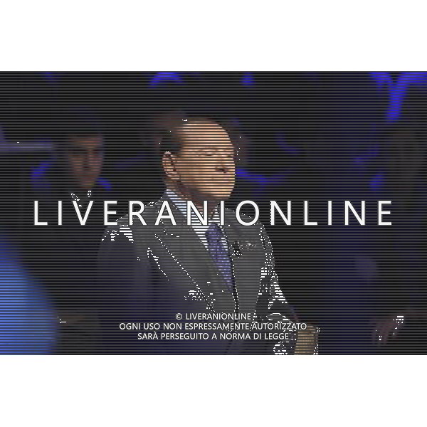 Silvio Berlusconi ospite della trasmissione televisiva Ballaro\' - Roma 05 febbraio 2013 ©Corradetti/AGENZIA ALDO LIVERANI SAS