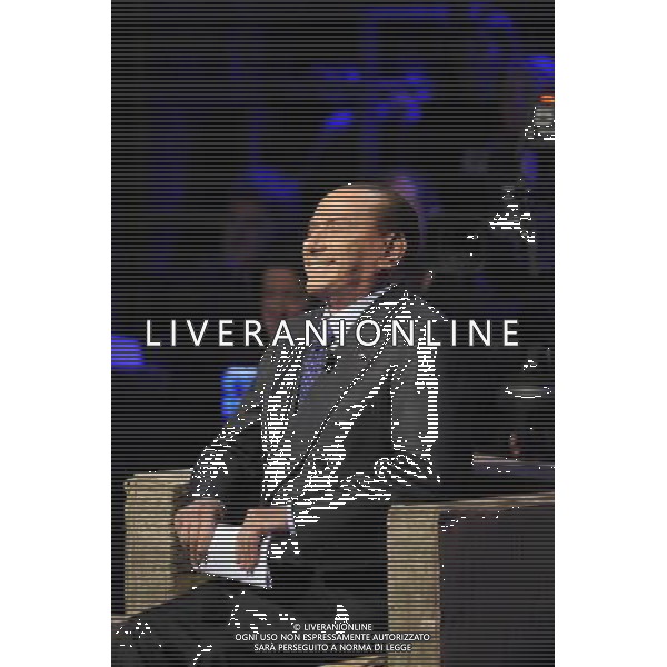 Silvio Berlusconi ospite della trasmissione televisiva Ballaro\' - Roma 05 febbraio 2013 ©Corradetti/AGENZIA ALDO LIVERANI SAS