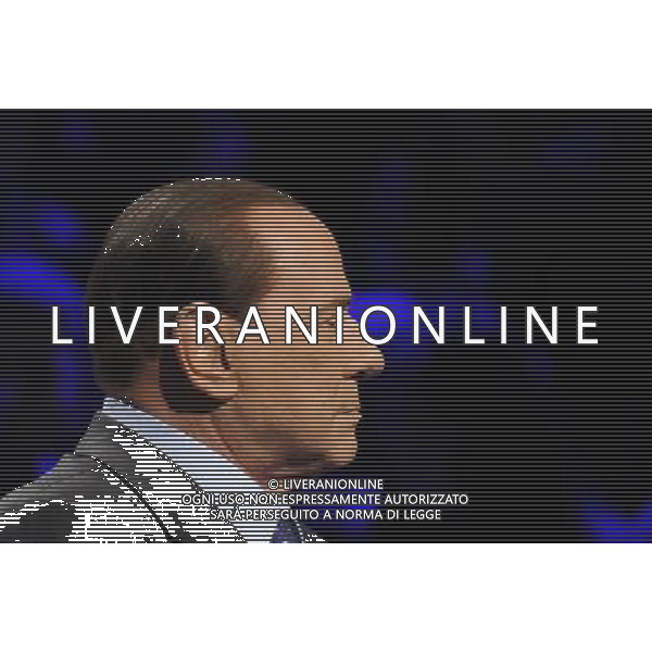 Silvio Berlusconi ospite della trasmissione televisiva Ballaro\' - Roma 05 febbraio 2013 ©Corradetti/AGENZIA ALDO LIVERANI SAS