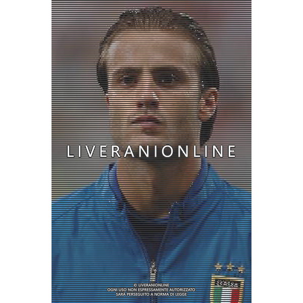 PALERMO 04/09/04 QUALIFICAZIONI MONDIALI 2006 ITALIA-NORVEGIA NELLA FOTO GILARDINO ALBERTO