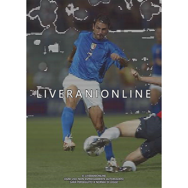 Palermo 04/09/2004 Italia - Norvegia qualificazioni mondiali 2006 nella foto stefano fiore foto filippo venezia/agenzia aldo liverani