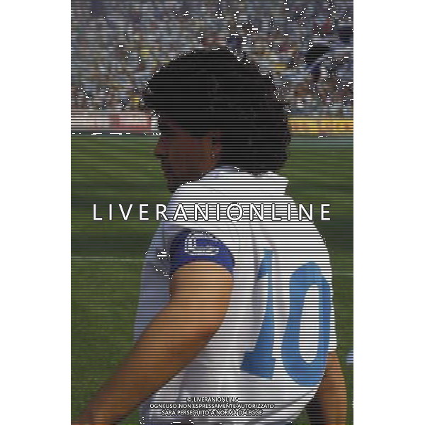 ARGENTINA CALCIO NELLA FOTO DIEGO ARMANDO MARADONA FOTO ALDO LIVERANI 