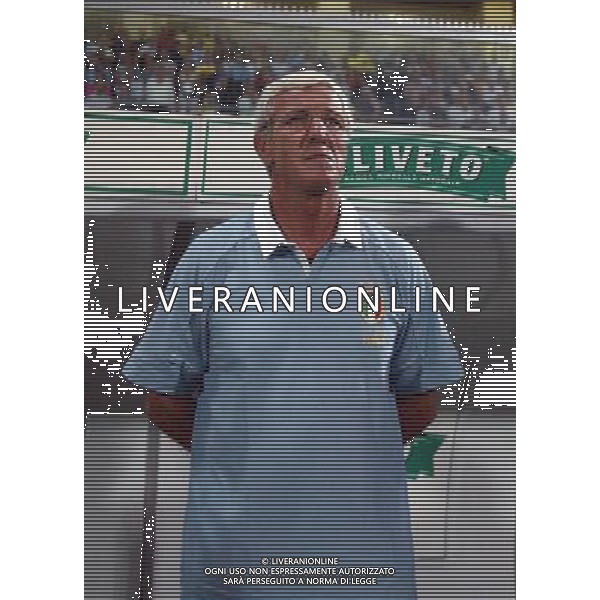 Palermo 04/09/2004 Italia - Norvegia qualificazioni mondiali 2006 nella foto allenatore marcello lippi foto filippo venezia/agenzia aldo liverani