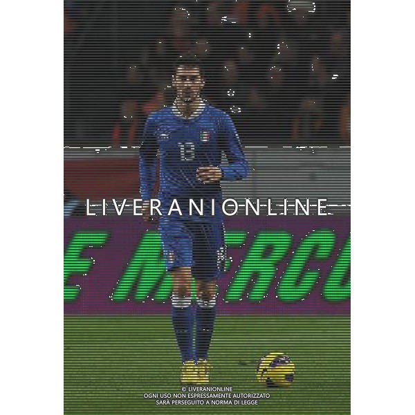 Gara Amichevole Amsterdam - 06.02.2013 Olanda-Italia Nella Foto:astori /Ph.Vitez-Ag. Aldo Liverani