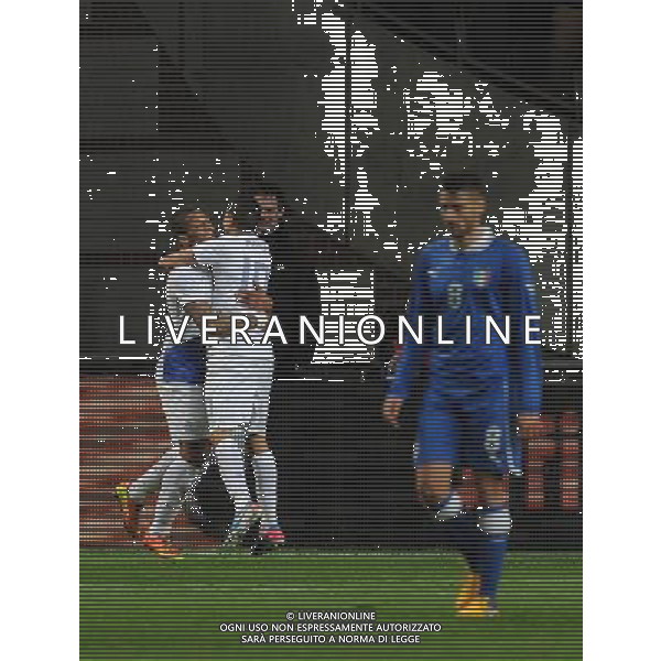 Gara Amichevole Amsterdam - 06.02.2013 Olanda-Italia Nella Foto::lens esulta /Ph.Vitez-Ag. Aldo Liverani