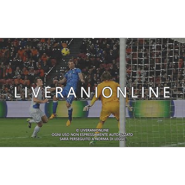 Gara Amichevole Amsterdam - 06.02.2013 Olanda-Italia Nella Foto:occasione osvaldo /Ph.Vitez-Ag. Aldo Liverani