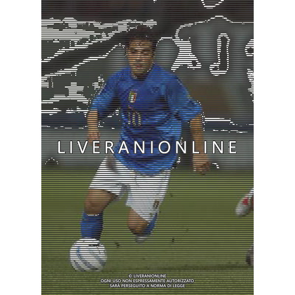 Palermo 04/09/2004 Italia - Norvegia qualificazioni mondiali 2006 nella foto fabrizio miccoli foto filippo venezia/agenzia aldo liverani