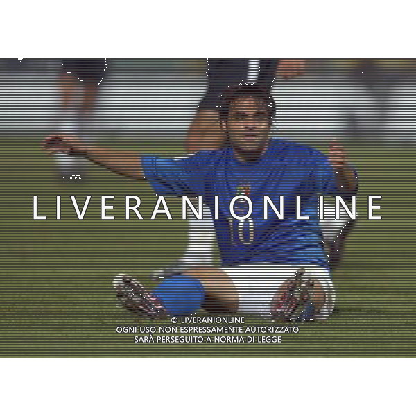 Palermo 04/09/2004 Italia - Norvegia qualificazioni mondiali 2006 nella foto fabrizio miccoli foto filippo venezia/agenzia aldo liverani