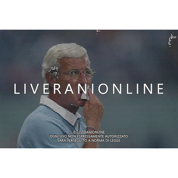 Palermo 04/09/2004 Italia - Norvegia qualificazioni mondiali 2006 nella foto allenatore marcello lippi foto filippo venezia/agenzia aldo liverani