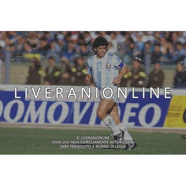 ARGENTINA CALCIO NELLA FOTO DIEGO ARMANDO MARADONA FOTO ALDO LIVERANI 