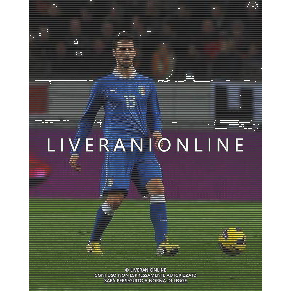 Gara Amichevole Amsterdam - 06.02.2013 Olanda-Italia Nella Foto:Astori Davide /Ph.Vitez-Ag. Aldo Liverani