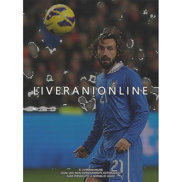 Gara Amichevole Amsterdam - 06.02.2013 Olanda-Italia Nella Foto:Pirlo Andrea /Ph.Vitez-Ag. Aldo Liverani