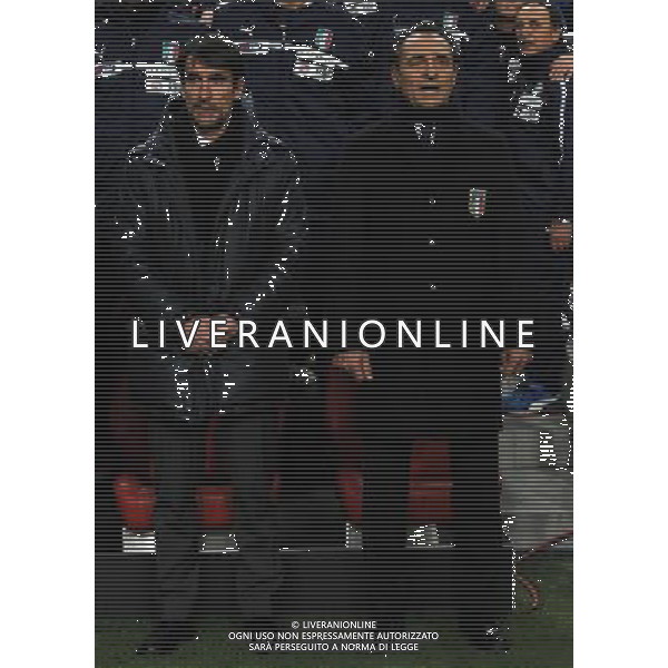 Gara Amichevole Amsterdam - 06.02.2013 Olanda-Italia Nella Foto:Prandellli Cesare-Pin Gabriele /Ph.Vitez-Ag. Aldo Liverani