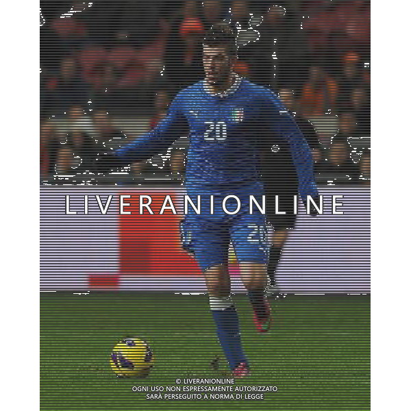 Gara Amichevole Amsterdam - 06.02.2013 Olanda-Italia Nella Foto:Santon Davide /Ph.Vitez-Ag. Aldo Liverani