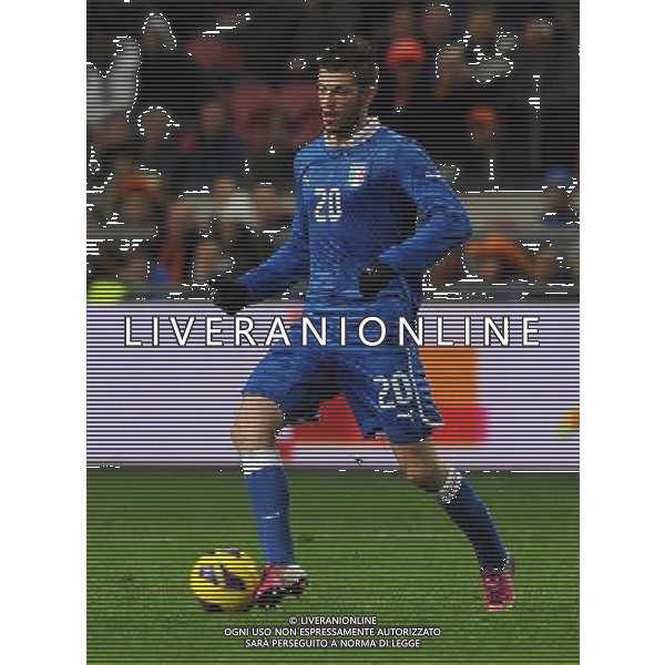 Gara Amichevole Amsterdam - 06.02.2013 Olanda-Italia Nella Foto:Santon Davide /Ph.Vitez-Ag. Aldo Liverani