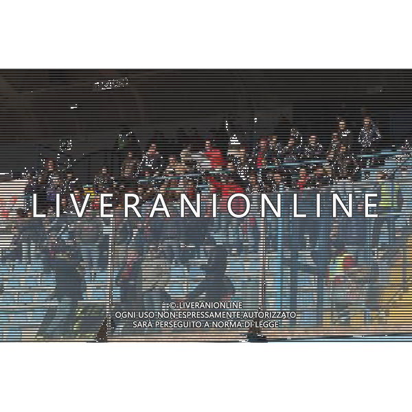 tifosi cremonese , Lumezzane-Cremonese calcio lega pro 1, Lumezzane 10 febbraio 2013.Ph Fotolive Filippo Venezia