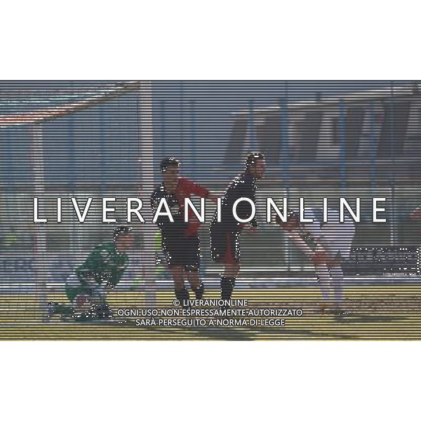 esultanza inglese gol 2-0 , Lumezzane-Cremonese calcio lega pro 1, Lumezzane 10 febbraio 2013.Ph Fotolive Filippo Venezia