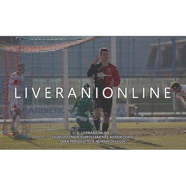 esultanza inglese gol 2-0 , Lumezzane-Cremonese calcio lega pro 1, Lumezzane 10 febbraio 2013.Ph Fotolive Filippo Venezia