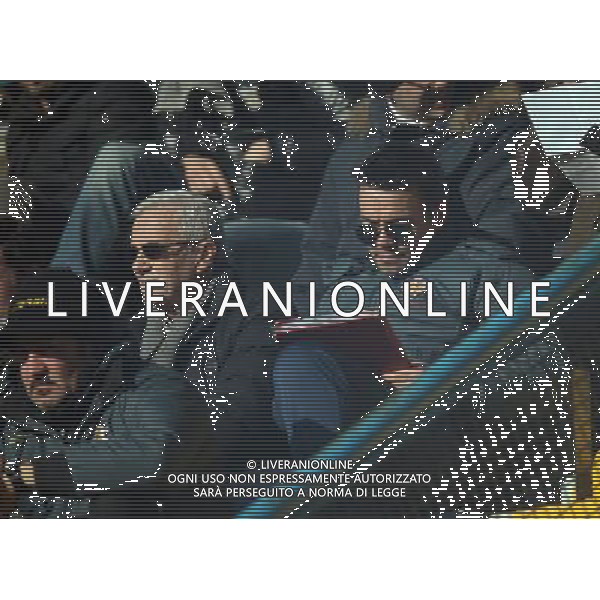 Simoni e Scienza in tribuna , Lumezzane-Cremonese calcio lega pro 1, Lumezzane 10 febbraio 2013.Ph Fotolive Filippo Venezia /AGENZIA ALDO LIVERANI SAS