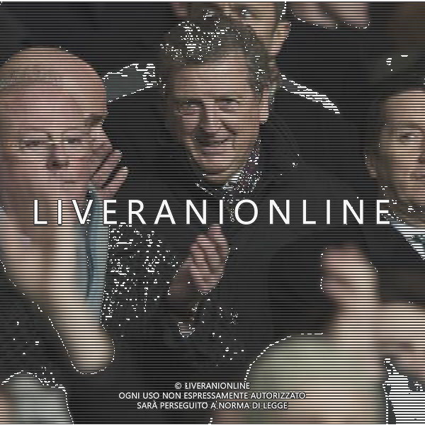 12/02/13 UEFA CHAMPIONS LEAGUE CELTIC v JUVENTUS CELTIC PARK - GLASGOW England manager Roy Hodgson watches on from the stand ©/AGENZIA ALDO LIVERANI SAS - ITALY ONLY - EDITORIAL USE ONLY