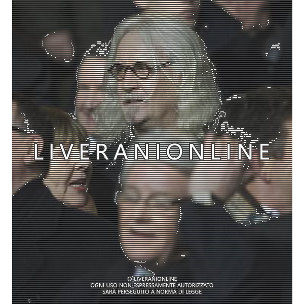 12/02/13 UEFA CHAMPIONS LEAGUE CELTIC v JUVENTUS CELTIC PARK - GLASGOW Comedian Billy Connolly takes his place in the stand ©/AGENZIA ALDO LIVERANI SAS - ITALY ONLY - EDITORIAL USE ONLY
