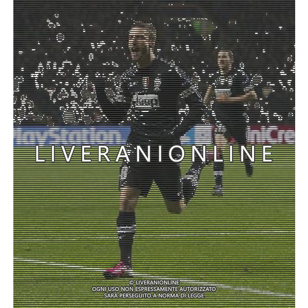 12/02/13 UEFA CHAMPIONS LEAGUE CELTIC v JUVENTUS CELTIC PARK - GLASGOW Juventus star Claudio Marchisio celebrates after scoring his side\'s second goal of the game ©/AGENZIA ALDO LIVERANI SAS - ITALY ONLY - EDITORIAL USE ONLY