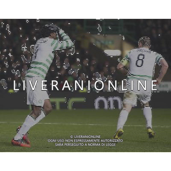 12/02/13 UEFA CHAMPIONS LEAGUE CELTIC v JUVENTUS CELTIC PARK - GLASGOW Dejection for Celtic\'s Efe Ambrose ©/AGENZIA ALDO LIVERANI SAS - ITALY ONLY - EDITORIAL USE ONLY