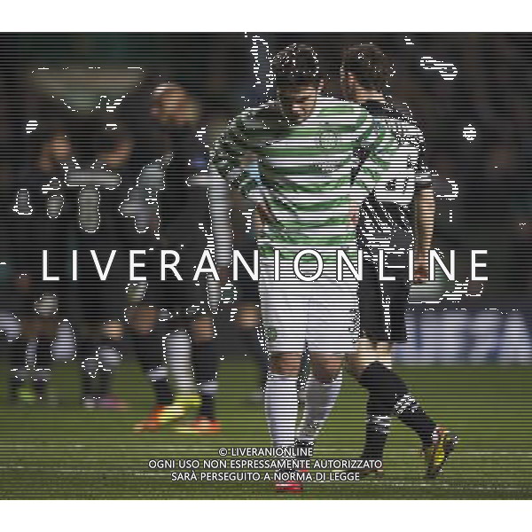12/02/13 UEFA CHAMPIONS LEAGUE CELTIC v JUVENTUS CELTIC PARK - GLASGOW Dejection for Celtic\'s Tony Watt ©/AGENZIA ALDO LIVERANI SAS - ITALY ONLY - EDITORIAL USE ONLY