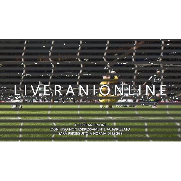 12/02/13 UEFA CHAMPIONS LEAGUE CELTIC v JUVENTUS CELTIC PARK - GLASGOW Juventus striker Mirko Vucinic (right) scores his side\'s third goal ©/AGENZIA ALDO LIVERANI SAS - ITALY ONLY - EDITORIAL USE ONLY