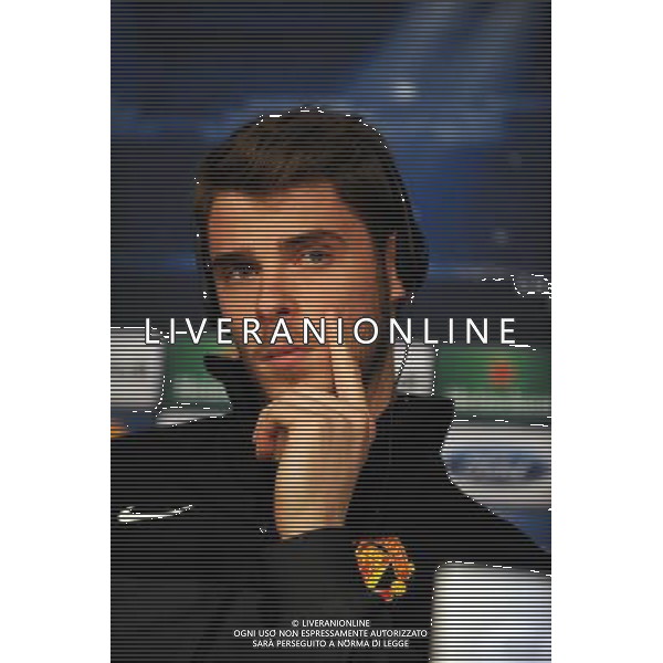 David DeGea during press conference at the Santiago Bernabeu Stadium Manchester United 2012/13 Preview to tomorrow night\'s champions league match between Real Madrid Vs Manchester United 12/02/13 The Champions League Photo: Robin Parker Fotosports International AG ALDO LIVERANI S A S ONLY ITALY