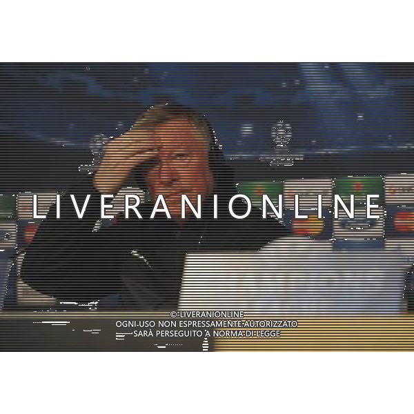 Sir Alex Ferguson Manager during press conference at the Santiago Bernabeu Stadium Manchester United 2012/13 Preview to tomorrow night\'s champions league match between Real Madrid Vs Manchester United 12/02/13 The Champions League Photo: Robin Parker Fotosports International AG ALDO LIVERANI S A S ONLY ITALY
