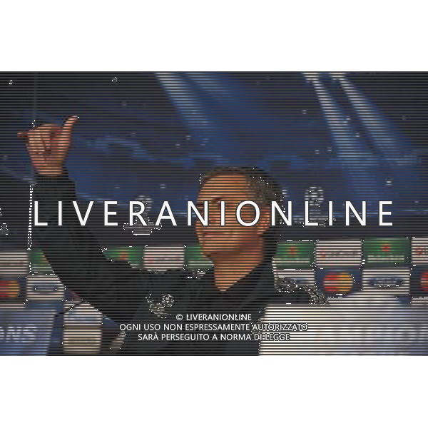 Jose Mourinho Manager during press conference at the Santiago Bernabeu Stadium Real Madrid 2012/13 Preview to tomorrow night\'s champions league match between Real Madrid Vs Manchester United 12/02/13 The Champions League Photo: Robin Parker Fotosports International AG ALDO LIVERANI S A S ONLY ITALY