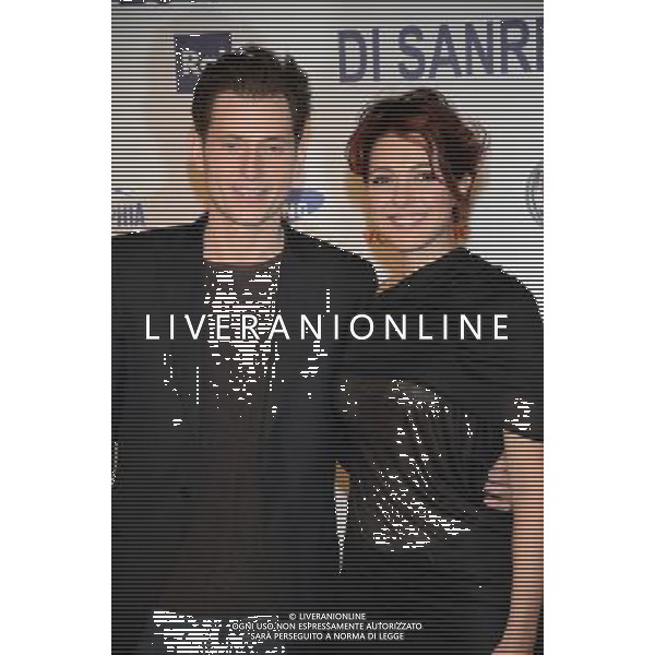 Simona Molinari con Peter Cincotti 63mo Festival della Canzone italiana di SanRemo 13 febbraio 2013 ©/AGENZIA ALDO LIVERANI SAS