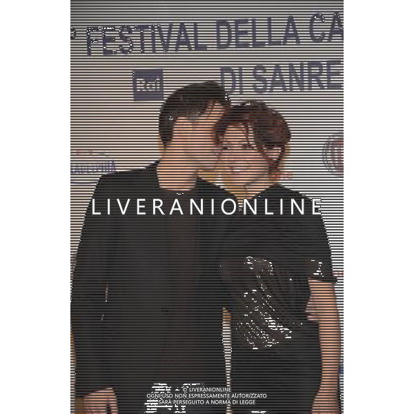Simona Molinari con Peter Cincotti 63mo Festival della Canzone italiana di SanRemo 13 febbraio 2013 ©/AGENZIA ALDO LIVERANI SAS
