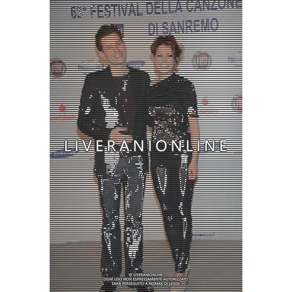 Simona Molinari con Peter Cincotti 63mo Festival della Canzone italiana di SanRemo 13 febbraio 2013 ©/AGENZIA ALDO LIVERANI SAS