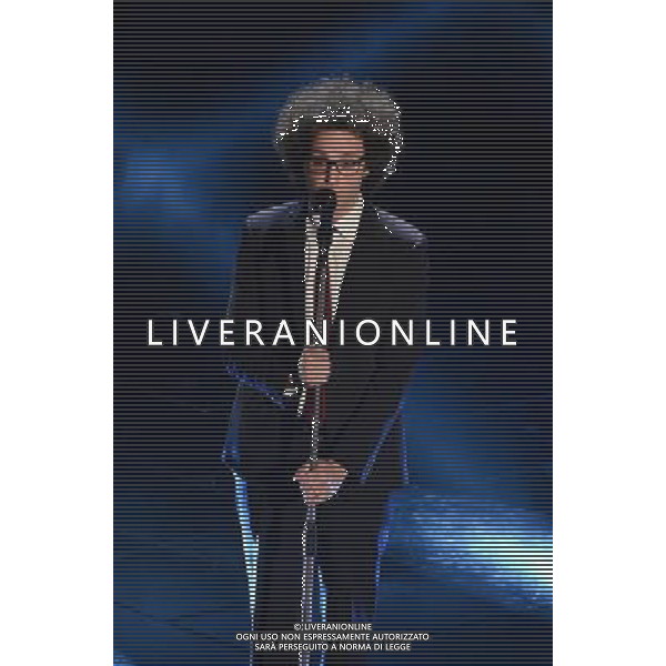 63mo Festival della canzone italiana di Sanremo Seconda Serata 13 febbraio 2013 nella foto Simone Cristicchi ©/AGENZIA ALDO LIVERANI SAS