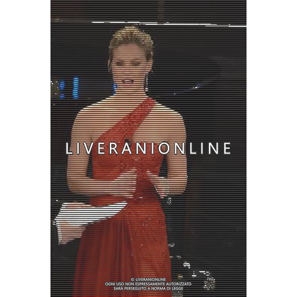 63mo Festival della canzone italiana di Sanremo Seconda Serata 13 febbraio 2013 nella foto Bar Refaeli ©/AGENZIA ALDO LIVERANI SAS