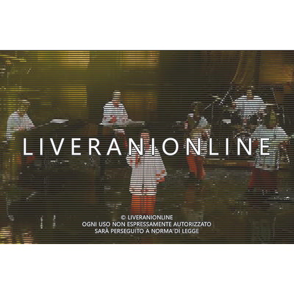 63mo Festival della canzone italiana di Sanremo Seconda Serata 13 febbraio 2013 nella foto Elio e le storie tese ©/AGENZIA ALDO LIVERANI SAS