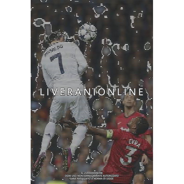 Real Madrid\'s Cristiano Ronaldo goal during Champions League match on february 13th 2013. Photo: Cid-Fuentes Cebolla / ALFAQUI /AGENZIA ALDO LIVERANI SAS - ITALY ONLY - EDITORIAL USE ONLY