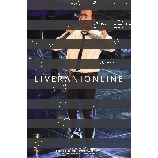 63mo Festival della canzone italiana di Sanremo Seconda Serata 13 febbraio 2013 nella foto Elio e le storie tese ©/AGENZIA ALDO LIVERANI SAS