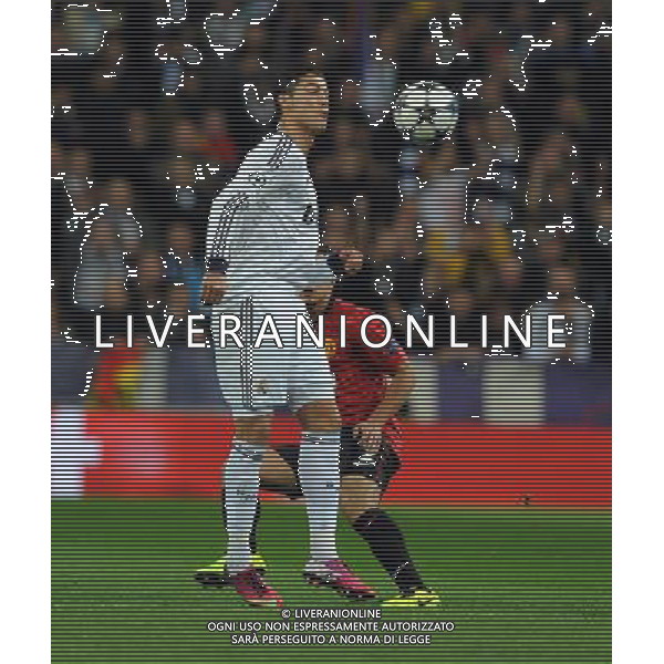 Cristiano Ronaldo Real Madrid 2012/13 Real Madrid Vs Manchester United 13/02/13 The Champions League Photo: Robin Parker Fotosports International ©Photoshot/AGENZIA ALDO LIVERANI SAS-ITALY ONLY - EDITORIAL USE ONLY