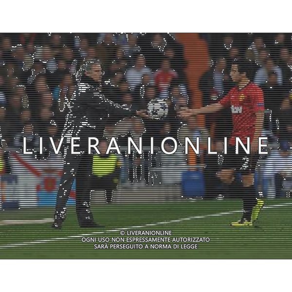 Jose Mourinho Manager Real Madrid 2012/13 Real Madrid Vs Manchester United 13/02/13 The Champions League Photo: Robin Parker Fotosports International ©Photoshot/AGENZIA ALDO LIVERANI SAS-ITALY ONLY - EDITORIAL USE ONLY