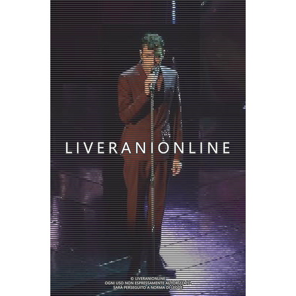 63mo Festival della canzone italiana di Sanremo Terza Serata 14 febbraio 2013 nella foto Marco Mengoni ©/AGENZIA ALDO LIVERANI SAS