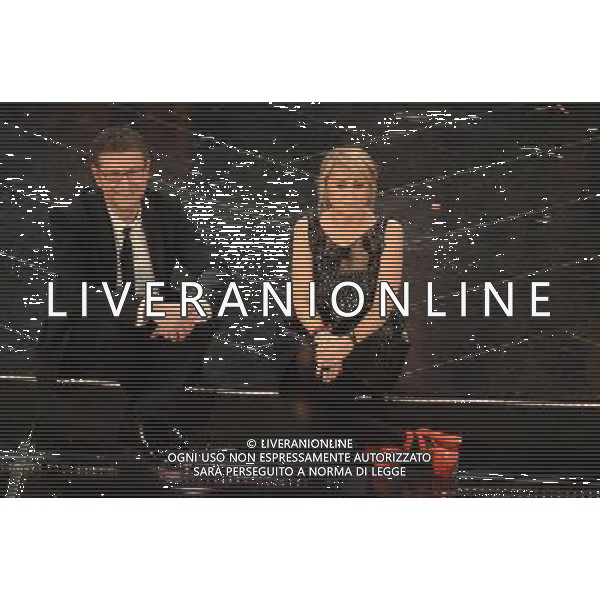 63mo Festival della canzone italiana di Sanremo Terza Serata 14 febbraio 2013 nella foto Fabio Fazio e Luciana Littizzetto ©/AGENZIA ALDO LIVERANI SAS