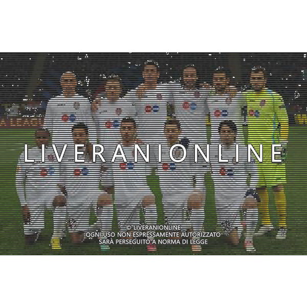 Inter - CFR Cluj UEFA Europa League 2012/2013 Sedicesimi di Finale Andata Milano - 14.02.2013 NELLA FOTO : LA FORMAZIONE DEL CLUJ ©RAVEZZANI/AGENZIA ALDO LIVERANI SAS 